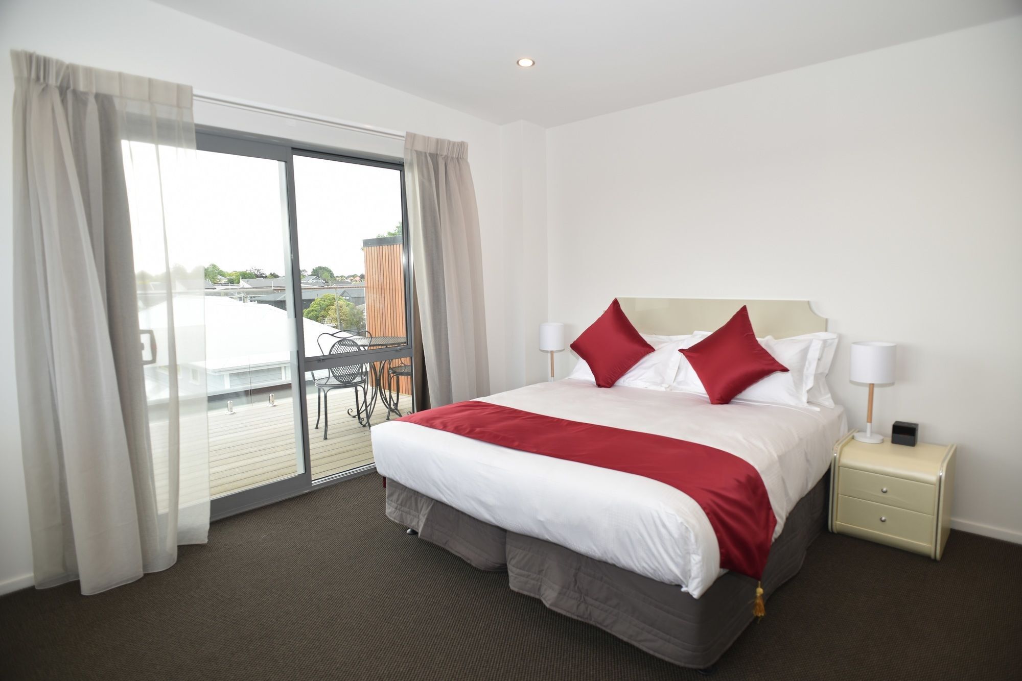 Bealey Plaza Motel Christchurch Exterior photo A bedroom at the hotel